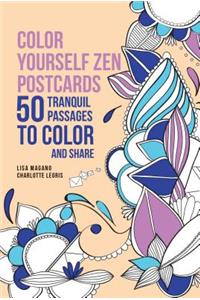 Color Yourself Zen Postcards: 50 Tranquil Passages to Color and Share