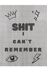 Shit I Can't Remember