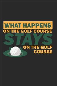 Funny Golfing Notebook - Golfer Journal Planner