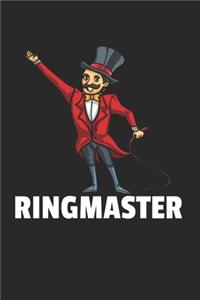 Ringmaster Zirkus Notizbuch
