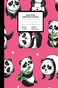 Graph Paper Composition Notebook