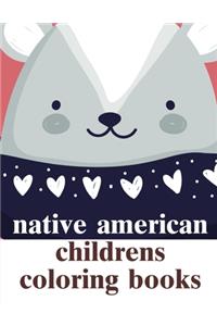 Native American Childrens Coloring Books
