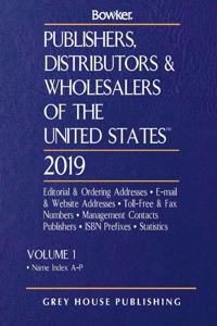 Publishers, Distributors & Wholesalers in the Us - 2 Volume Set, 2019