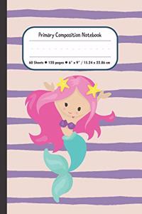 Mermaid Primary Composition Notebook