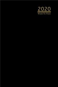 A5 2020 Diary Week To View Paperback Cover With Alternative Design -