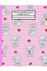 Cats Primary Composition Notebook