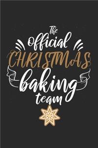 Official Christmas baking team baking Christmas