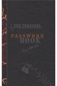 The Personal Password Book - Forget Me Nots