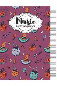 Music Sheet Notebook