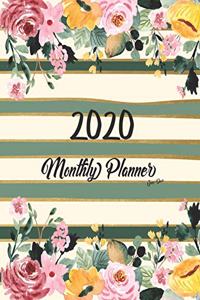 2020 monthly planner jan-dec
