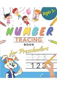 Number Tracing Book for Preschoolers