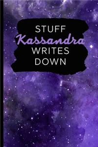 Stuff Kassandra Writes Down