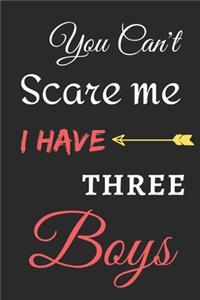 You Can't Scare Me I Have Three Boys