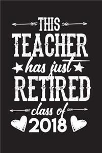 This Teacher Has Just Retired Class Of 2018