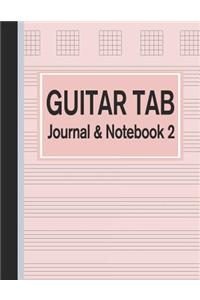 Guitar Tab Journal & Notebook 2