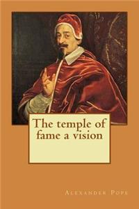 The temple of fame a vision