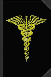 Vintage Caduceus Journal Notebook