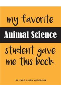 My Favorite Animal Science Student Gave Me This Book