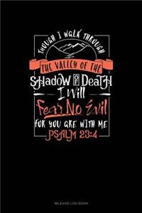 Though I Walk Through the Valley of the Shadow of Death I Will Fear No Evil for You Are with Me