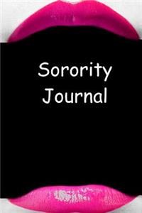 Sorority Journal Hot Pink Lips