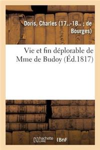 Vie Et Fin Déplorable de Mme de Budoy, Trouvée, En Janvier 1814