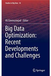 Big Data Optimization: Recent Developments and Challenges