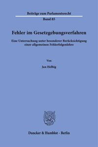 Fehler Im Gesetzgebungsverfahren