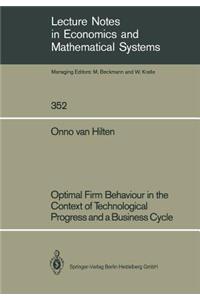Optimal Firm Behaviour in the Context of Technological Progress and a Business Cycle