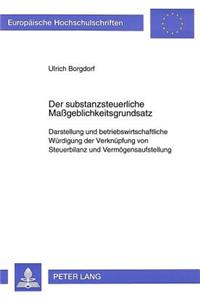 Der substanzsteuerliche Mageblichkeitsgrundsatz