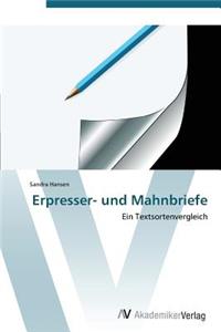 Erpresser- und Mahnbriefe