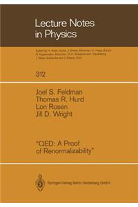 “QED A Proof of Renormalizability”