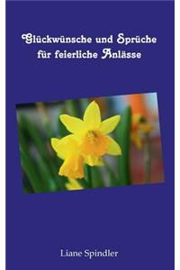Glückwünsche und Sprüche für feierliche Anlässe