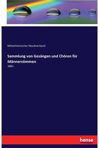 Sammlung von Gesängen und Chören für Männerstimmen