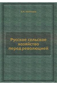 Русское сельское хозяйство перед револю