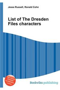 List of the Dresden Files Characters