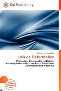 Lois de D Formation