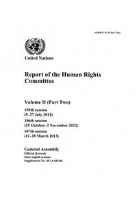 Report of the Human Rights Committee (Gen Assembly Official Record)