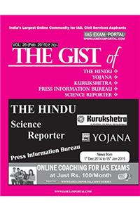 THE GIST of Yojana, Kurukshetra, PIB VOLUME-26 FEB 2015