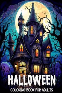 Halloween Coloring Book for Adults