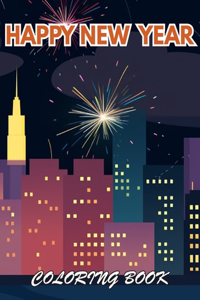 Happy New Year Coloring Book