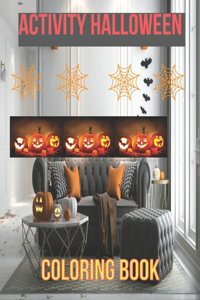 Activity halloween Coloring Book