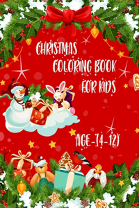 Christmas Coloring Book For Kids, Age(4-12)