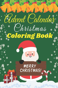 Advent Calendar Christmas Coloring Book