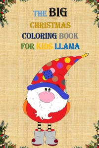 The big christmas coloring book for kids llama