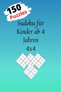 Sudoku für Kinder ab 4 Jahren 4x4