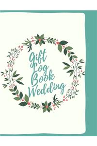 Gift Log Book Wedding