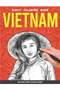 Vietnam Adults Coloring Book