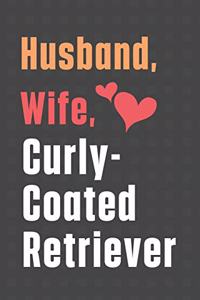 Husband, Wife, Curly-Coated Retriever