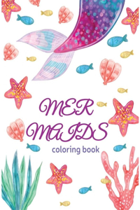Mermaids coloring book