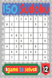 150 Sudoko game to solve